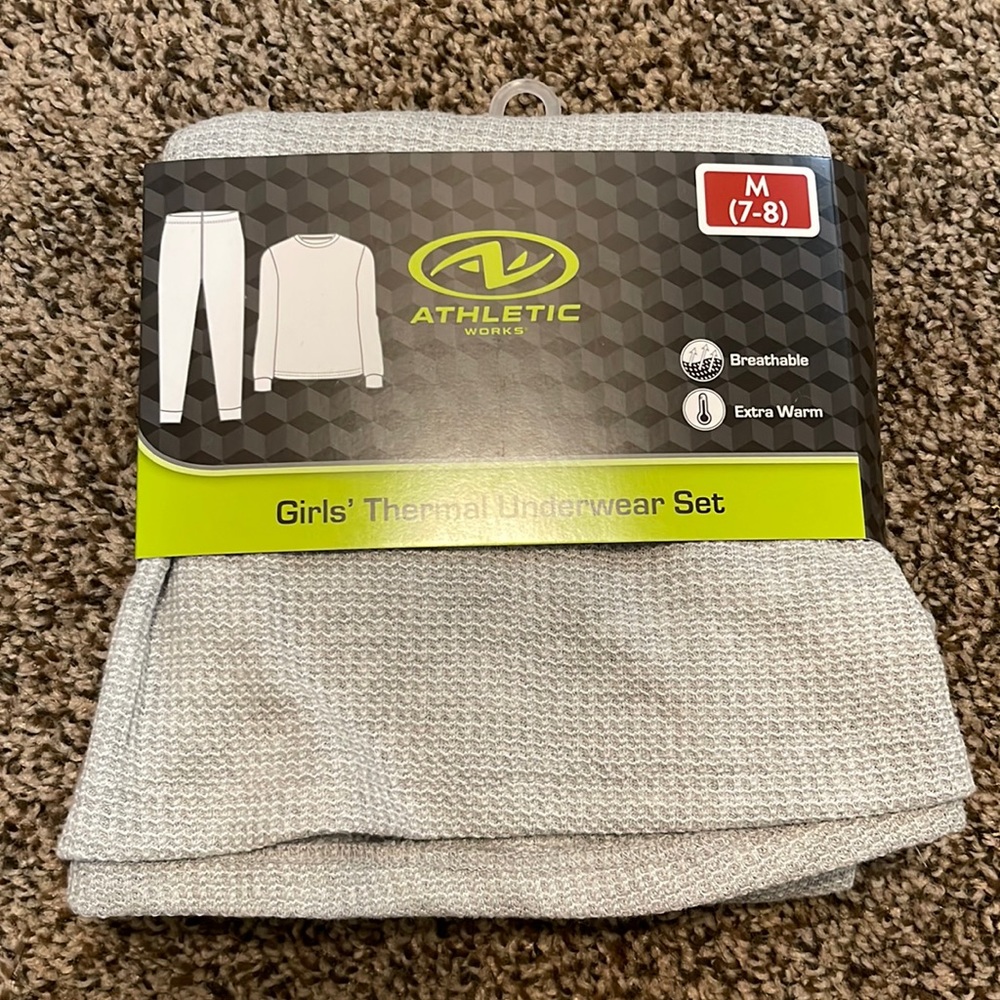 Athletic Works Thermal Underwear Set